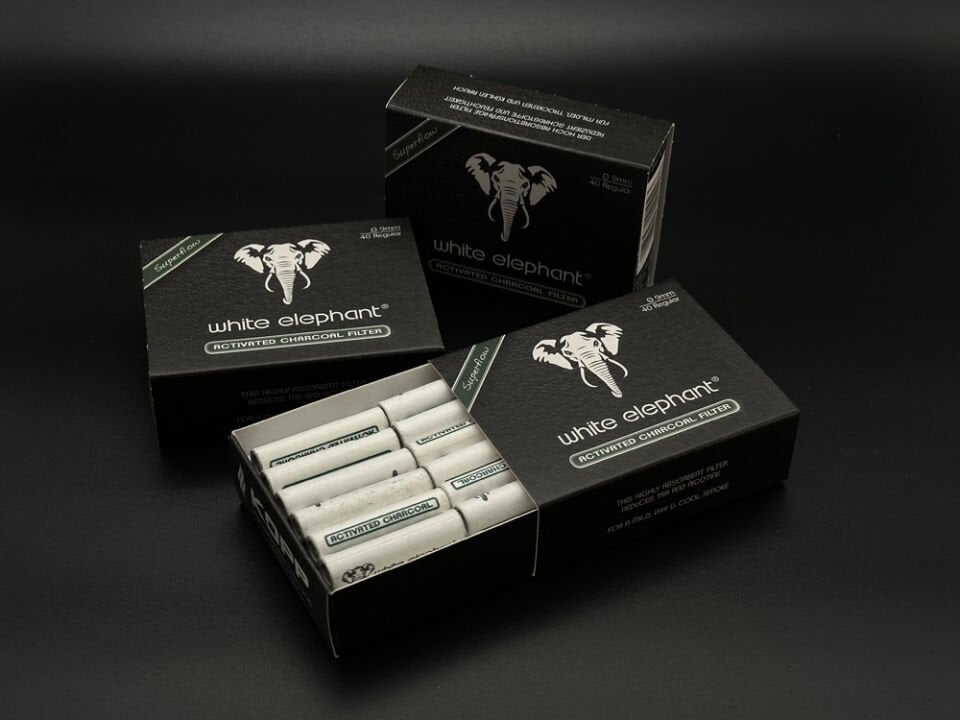 WHITE ELEPHANT 9 mm Aktif Karbon Filtre 40’lı