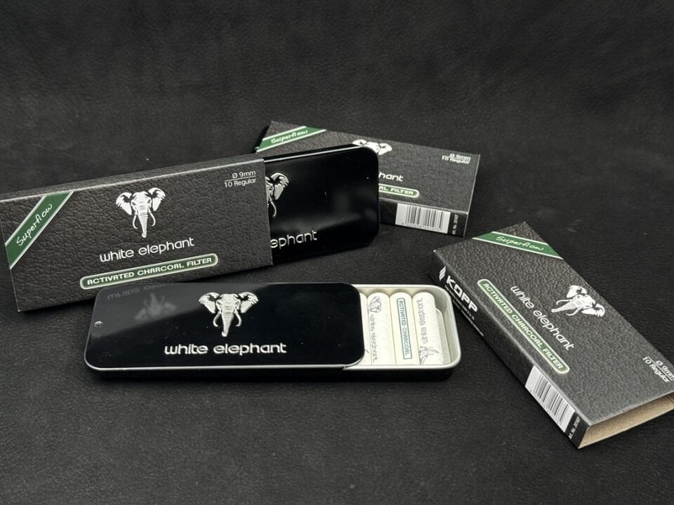 WHITE ELEPHANT 9 mm Aktif Karbon Filtre 10’lu