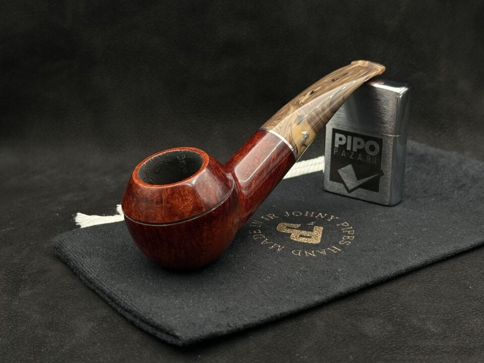 JOHNY PIPES ASH 309 BENT - Akıcı Eğim, Zarif Silüet
