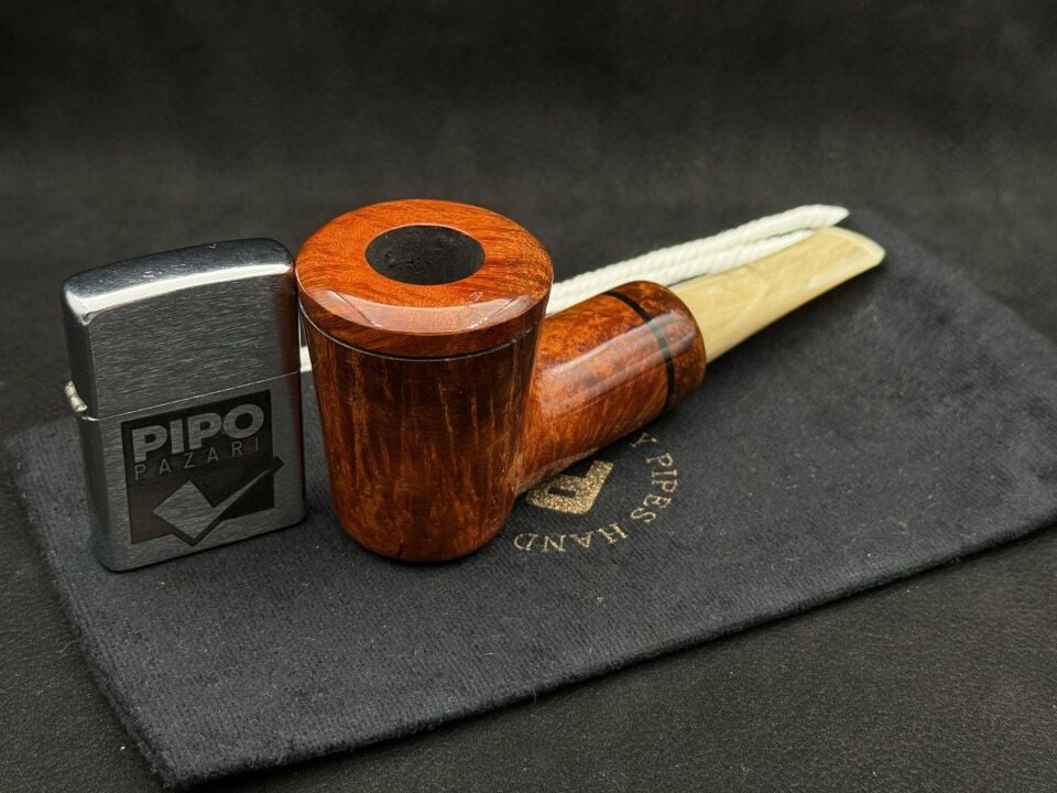 JOHNY PIPES CHUBBY CALABASH HANDMADE 502 - Küt ve Güçlü Formda Rahat Bir Soluklanma