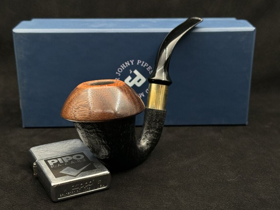 JOHNYPIPES 505 CALABASH BENT KUMLAMA | Klasik Formda Güçlü ve Fonksiyonel Yorum