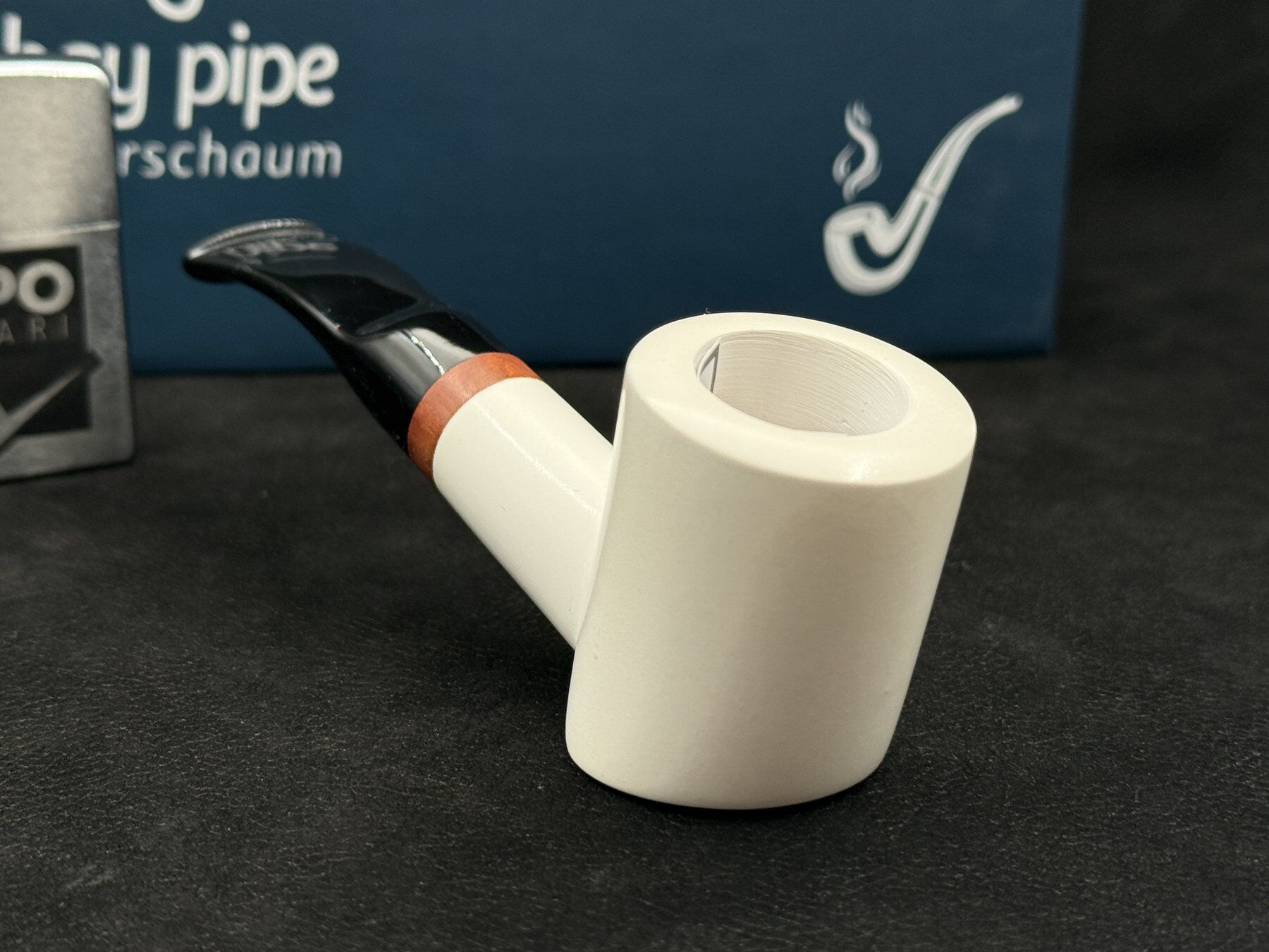 EMRE MANGALTEPE LÜLETAŞI CHERRYWOOD SMOOTH PİPO | Kısa Hazne Boyut 1