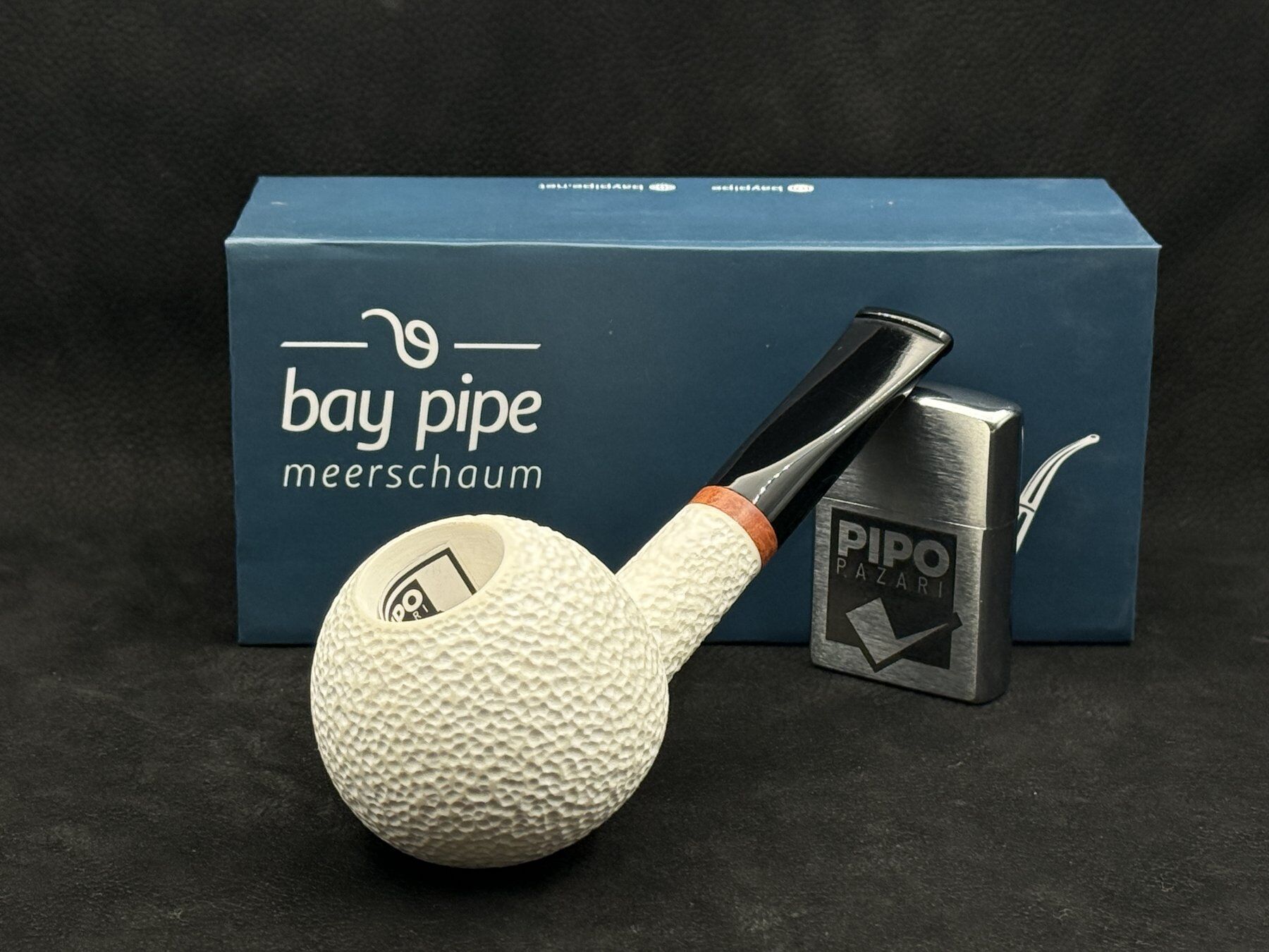 EMRE MANGALTEPE LÜLETAŞI RUSTİK APPLE BILLARD PİPO | El İşçiliği Dokulu Yüzey