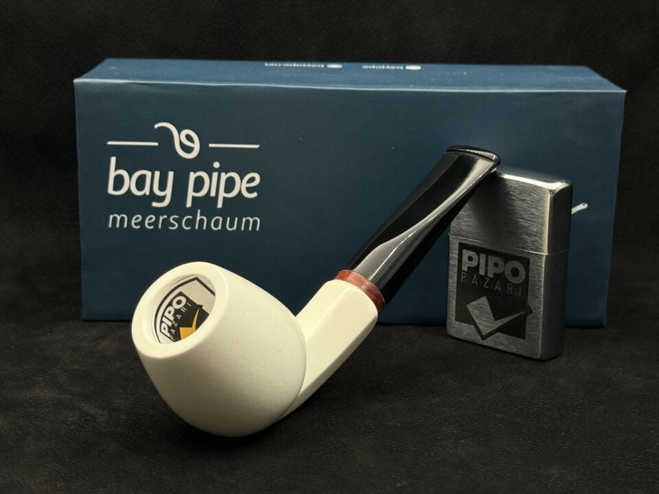 EMRE MANGALTEPE LÜLETAŞI RHODESIAN SMOOTH PİPO | Köşeli Shank Tasarımı