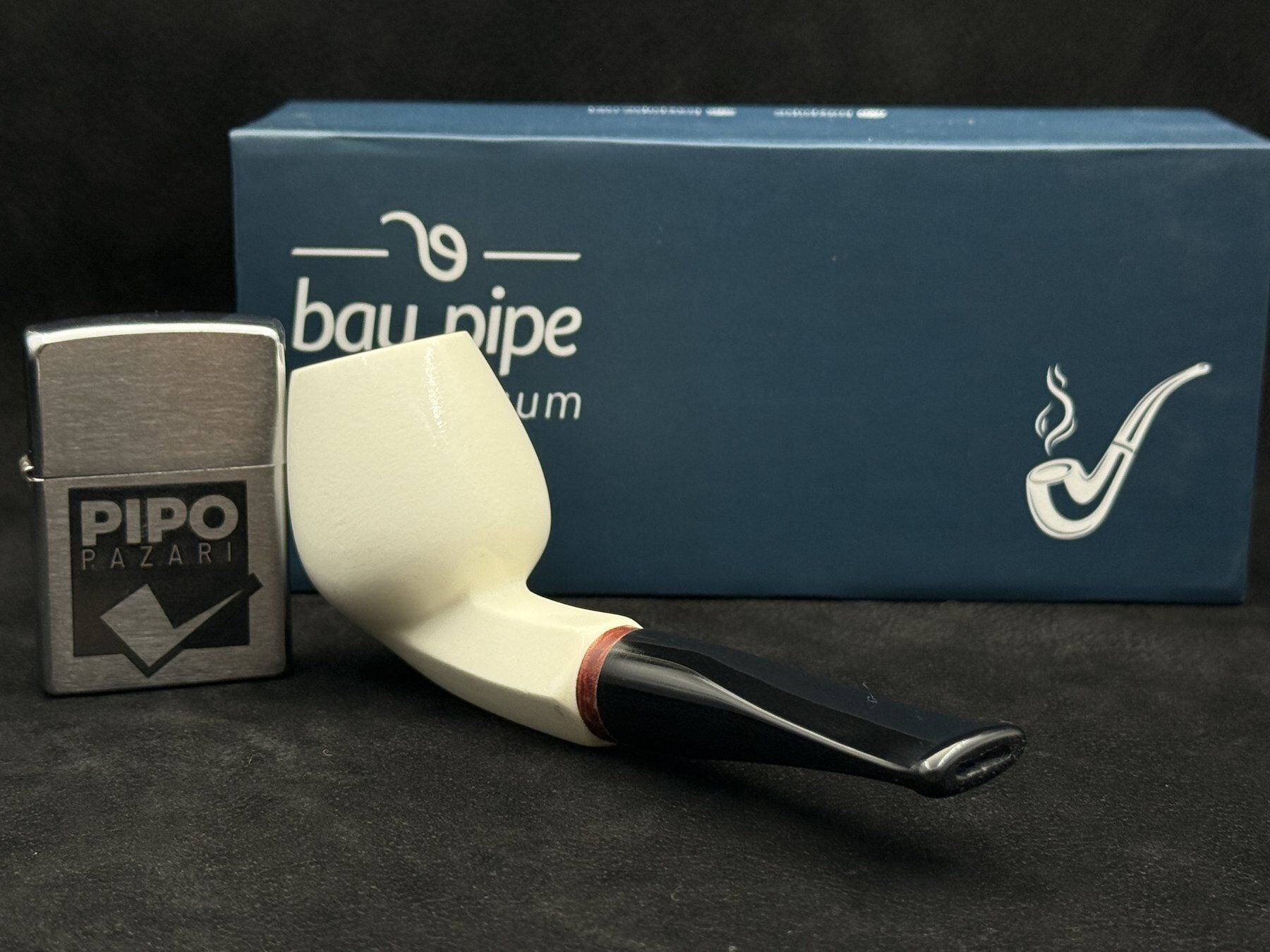 EMRE MANGALTEPE LÜLETAŞI RHODESIAN SMOOTH PİPO | Köşeli Shank Tasarımı