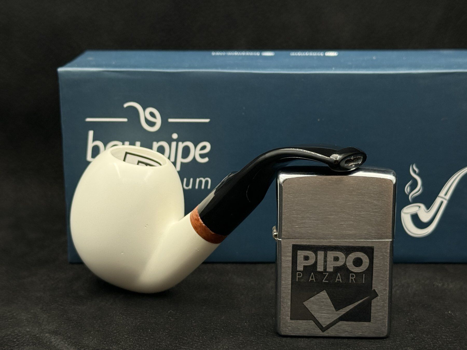 EMRE MANGALTEPE LÜLETAŞI FULL BENT EGG SMOOTH PİPO | Akıcı Hatlı Klasik Form