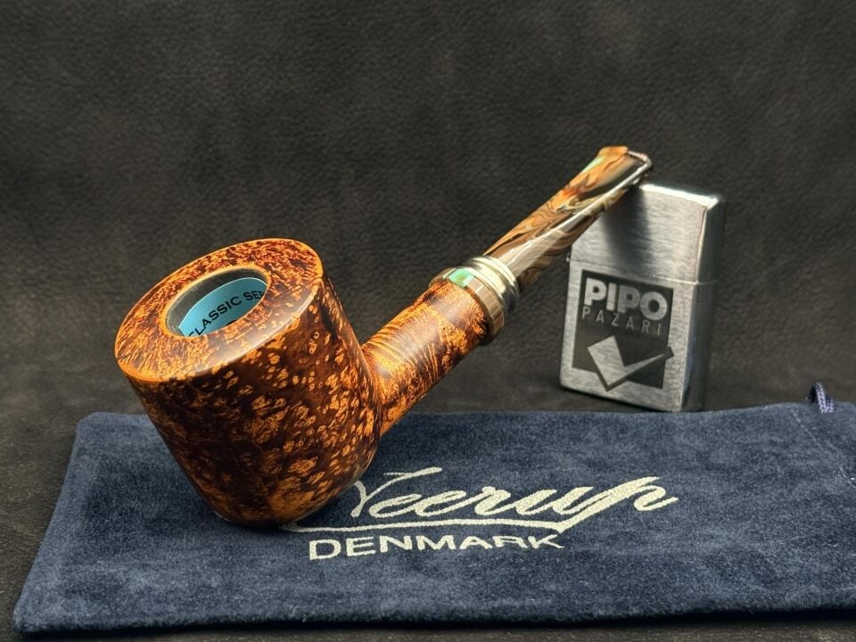 Peder Jeppesen - Neerup Classic GR2 Billiard Pipo | Doğal Doku ve Özgün Ağızlık