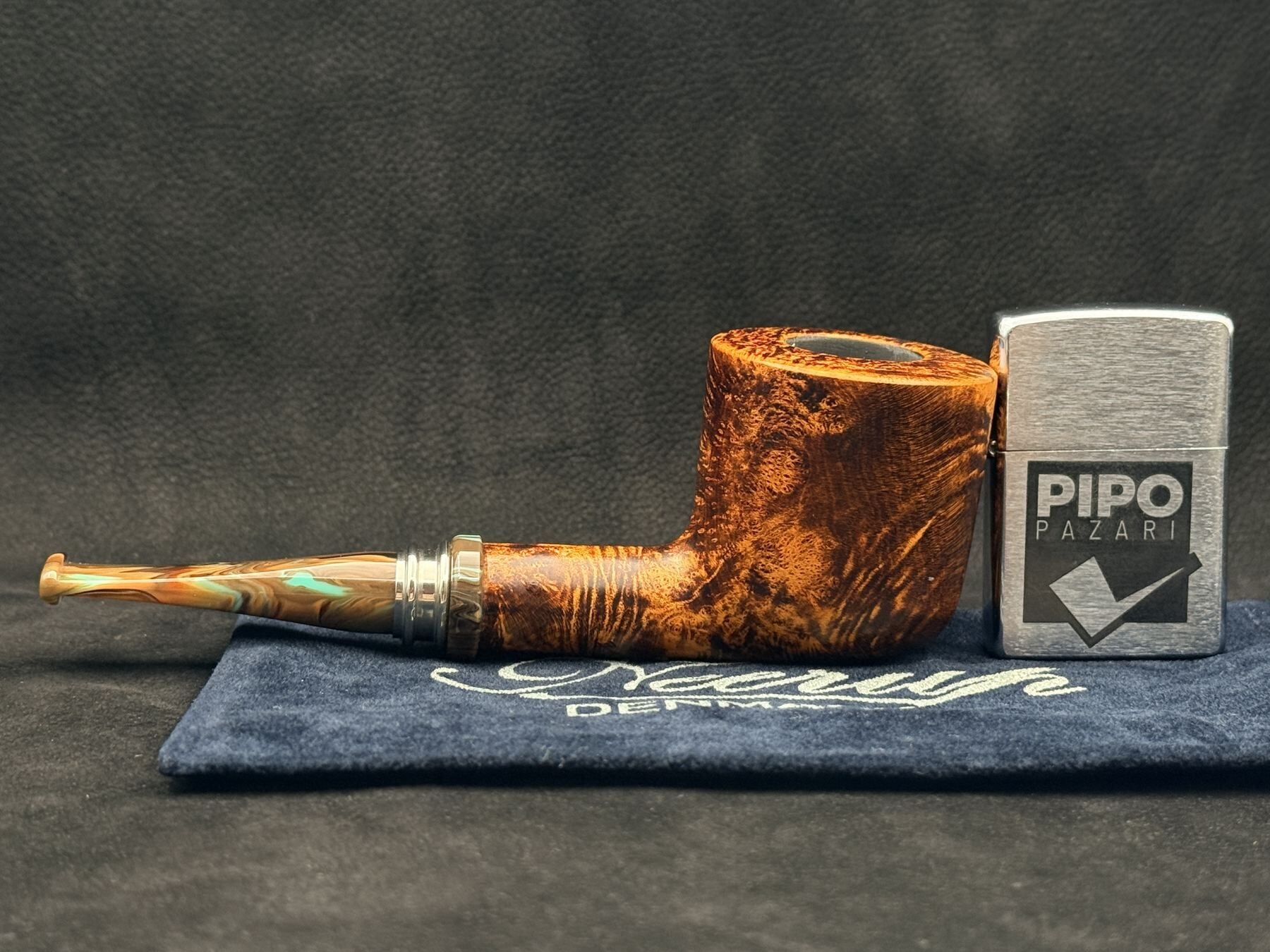 Peder Jeppesen - Neerup Classic GR2 Billiard Pipo | Doğal Doku ve Özgün Ağızlık