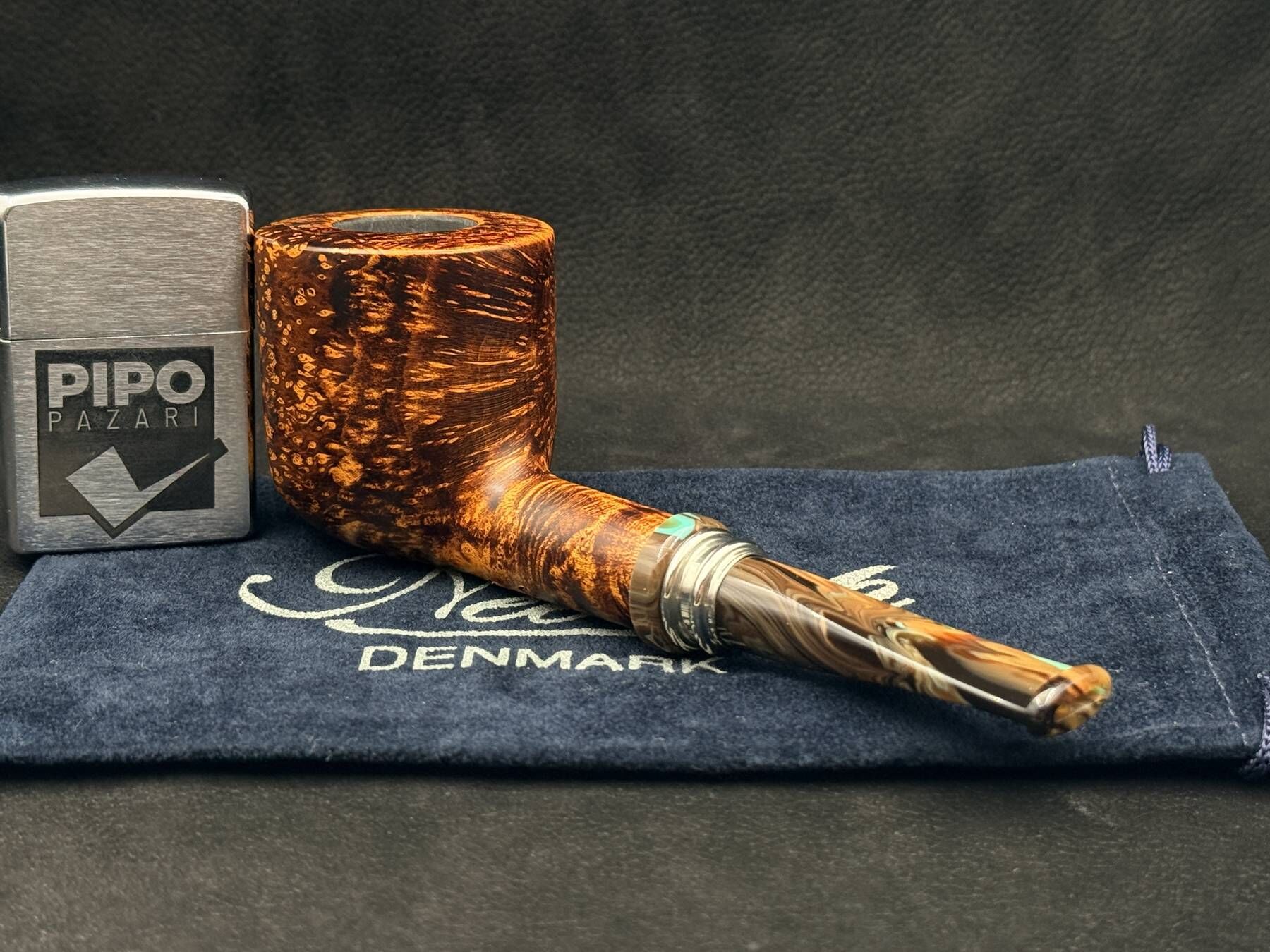 Peder Jeppesen - Neerup Classic GR2 Billiard Pipo | Doğal Doku ve Özgün Ağızlık