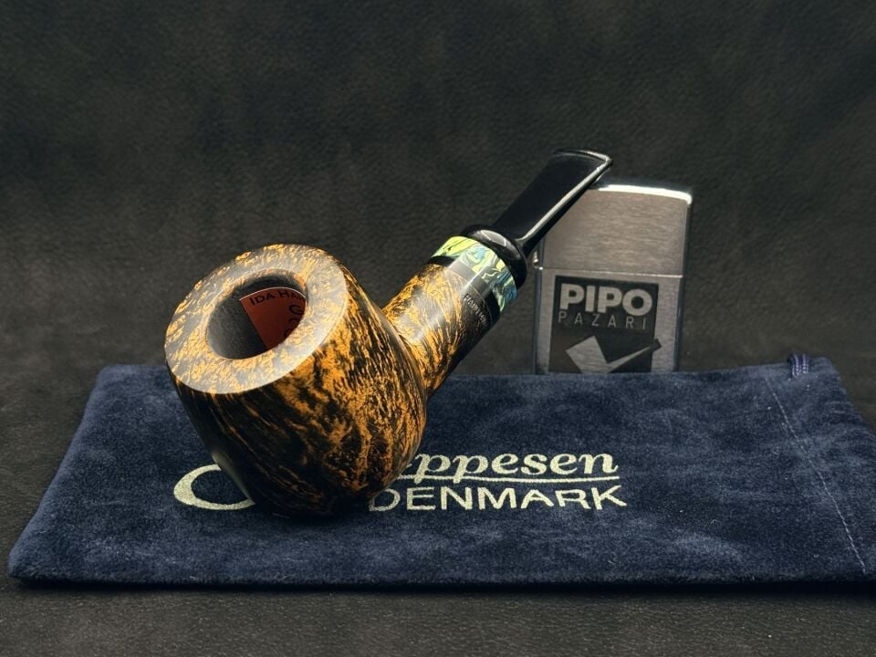 Peder Jeppesen Ida Easy Cut GR4 Chubby Lovat Pipo | Sarı Hareli Yüzük ve Kompakt Denge