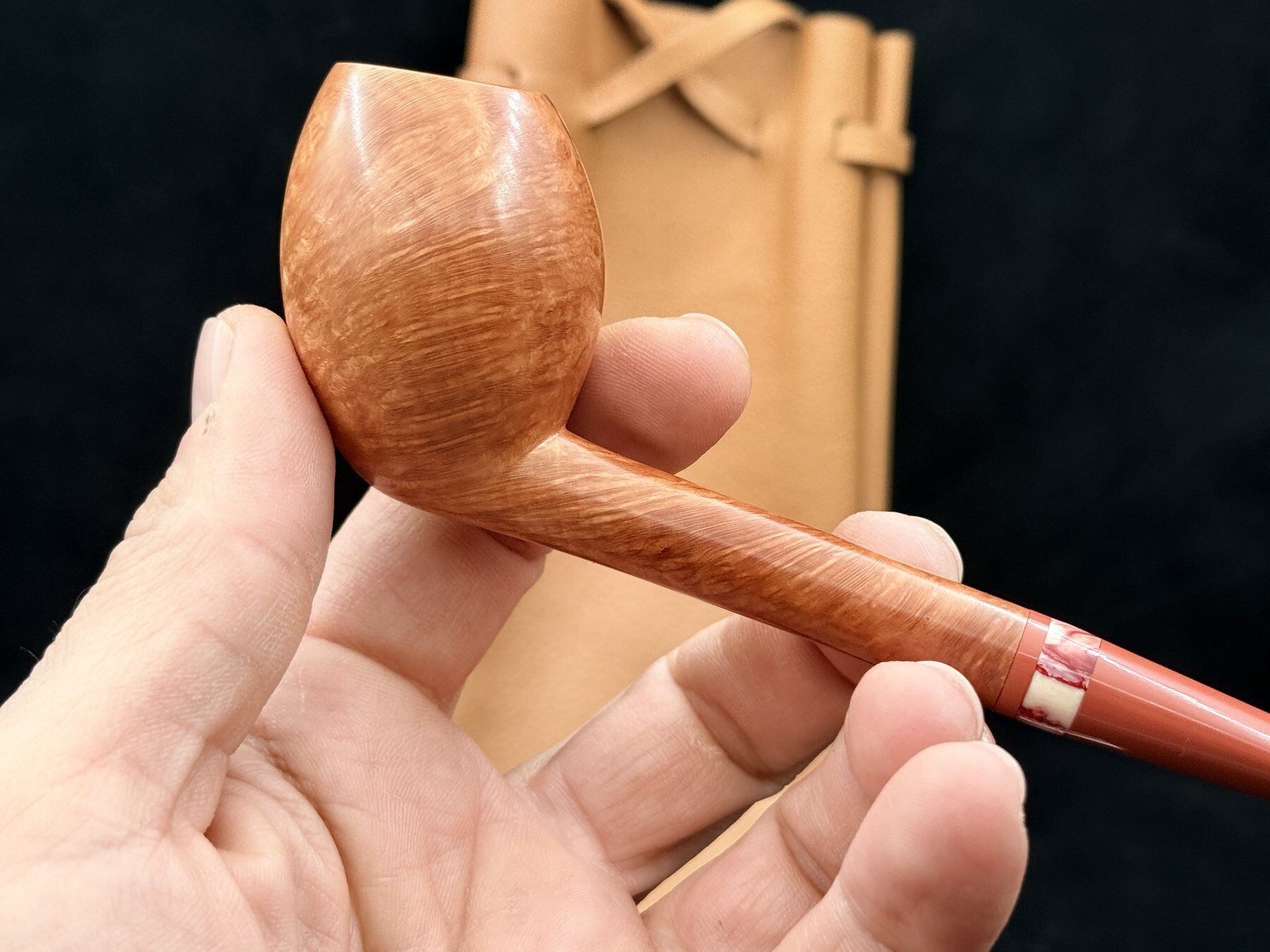 Sabina Santos Zulu Billard Smooth Pipo | Mamut Dişi Yüzük & El Yapımı