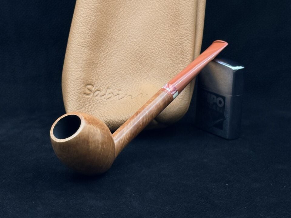 Sabina Santos Zulu Billard Smooth Pipo | Mamut Dişi Yüzük & El Yapımı