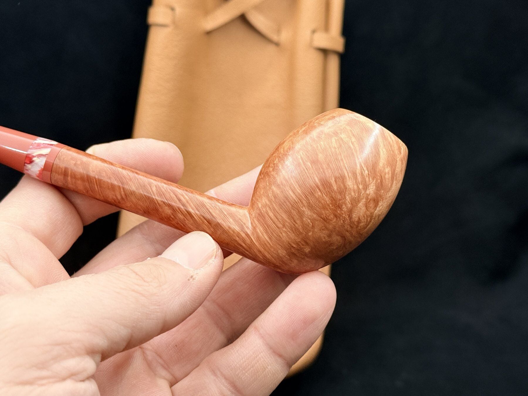 Sabina Santos Zulu Billard Smooth Pipo | Mamut Dişi Yüzük & El Yapımı