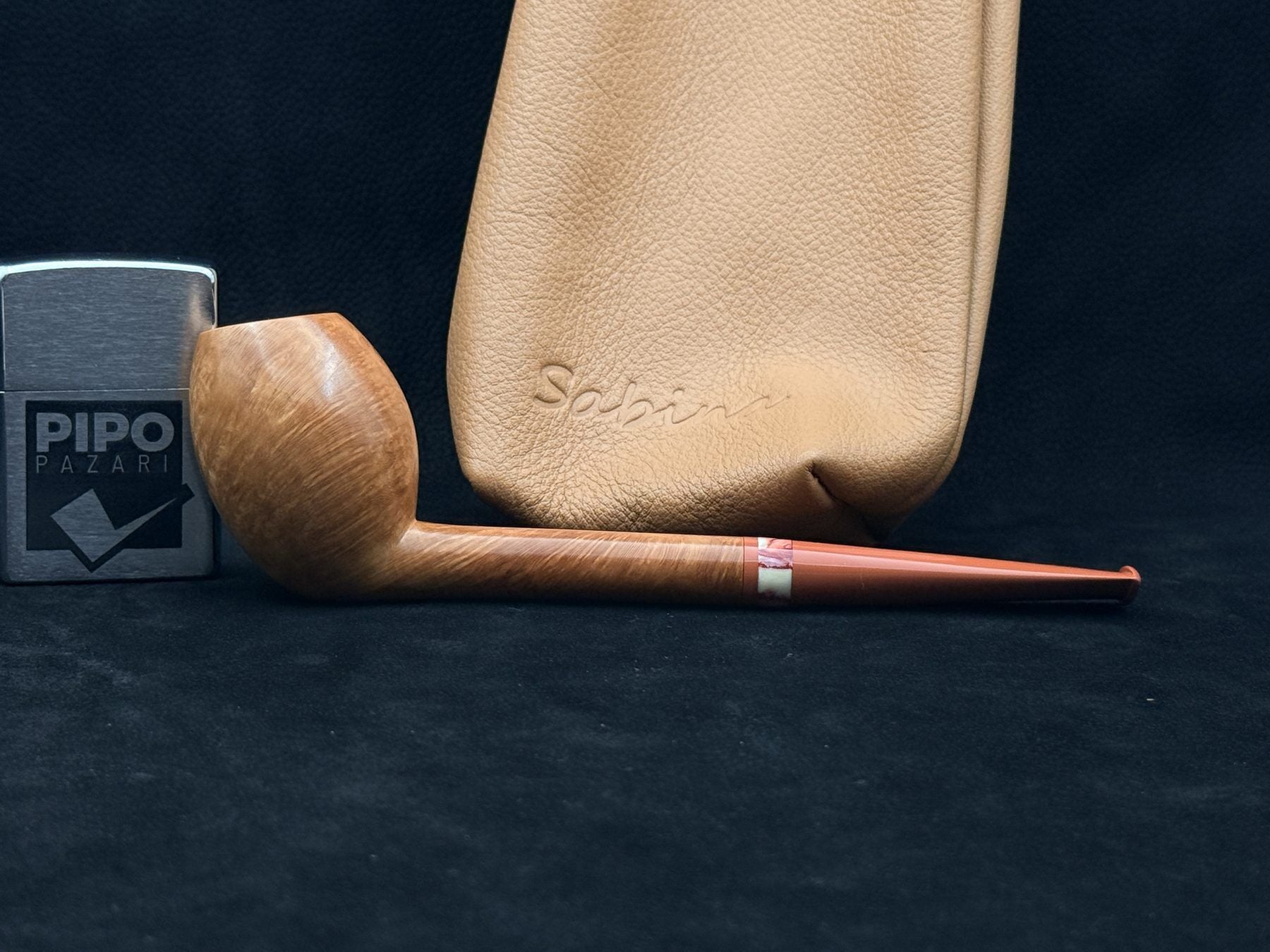 Sabina Santos Zulu Billard Smooth Pipo | Mamut Dişi Yüzük & El Yapımı