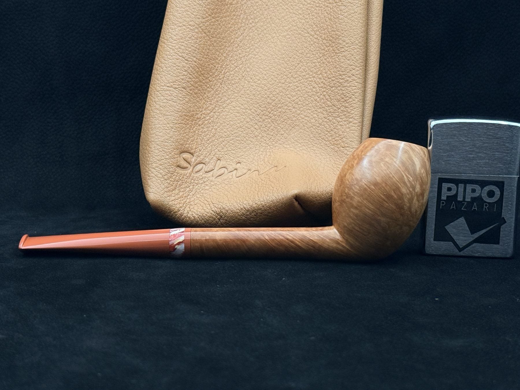 Sabina Santos Zulu Billard Smooth Pipo | Mamut Dişi Yüzük & El Yapımı