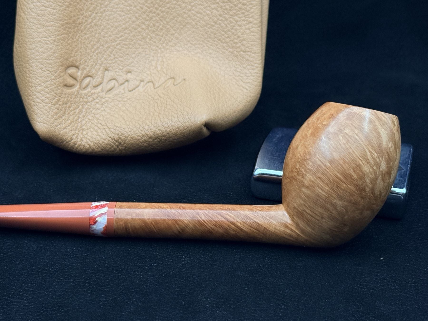 Sabina Santos Zulu Billard Smooth Pipo | Mamut Dişi Yüzük & El Yapımı