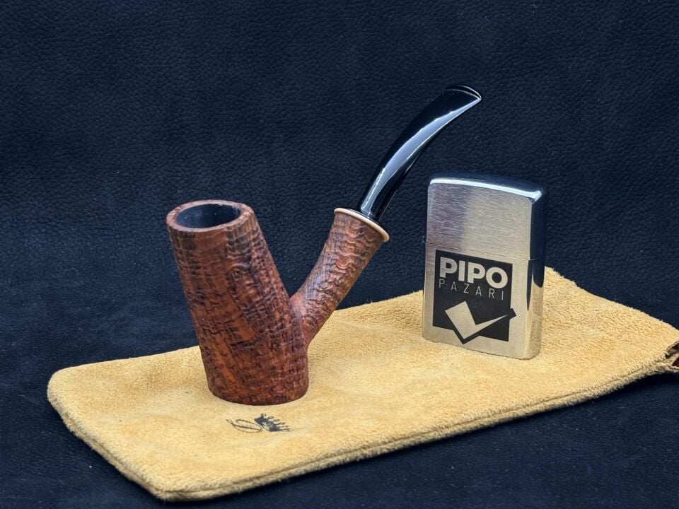 Il Duca Cherywood Kontrast Kumlama Pipo | Handmade İtalyan Pipo