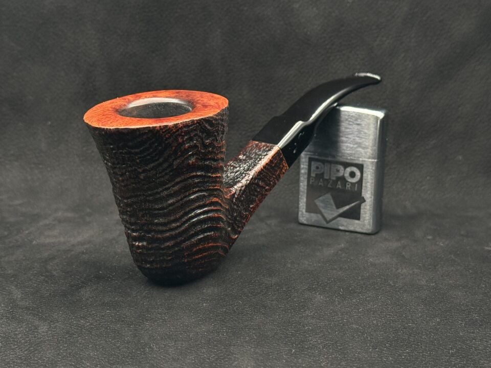 Savinelli Autograph 5 Bent Kumlama Estate Pipo | El Yapımı İtalyan Ustalığı