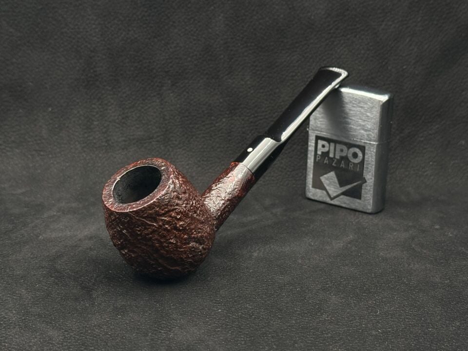 Dunhill Shell 4S 6K Billard Estate Pipo | İngiliz Klasik Kumlama