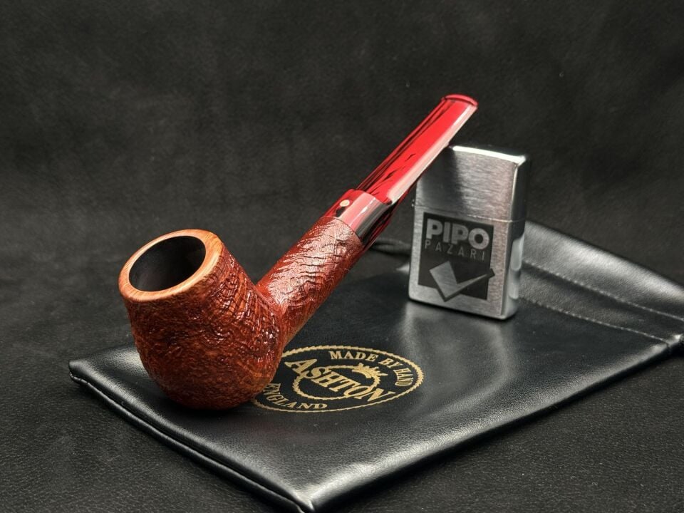 Ashton Oldchurch XX Billiard Cumberland Sandblast Pipo | Klasik Form & Zamansız İngiliz Stil