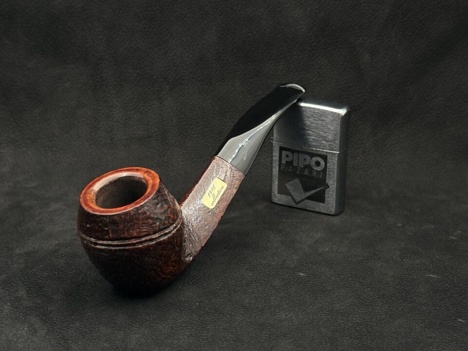Savinelli 1986 Yıl Piposu Sandblast Estate Pipo | Koleksiyon Serisi