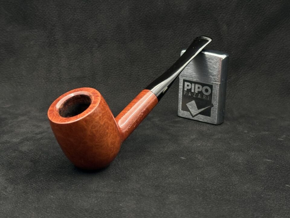 Savinelli De Luxe Milano 128 Estate Pipo | Zarif İtalyan Klasiği, Güçlü Birdseye Doku