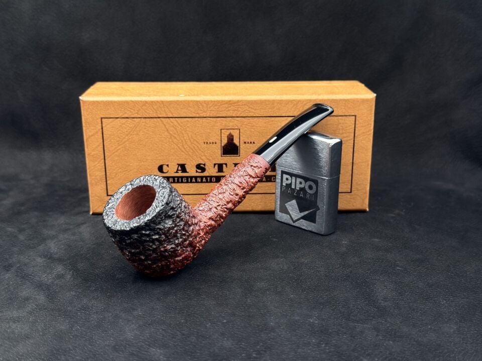Castello Sea Rock 1/8 Bent Pipo | Degrade Rustik Hazne ve İkonik Cantù Dokusu