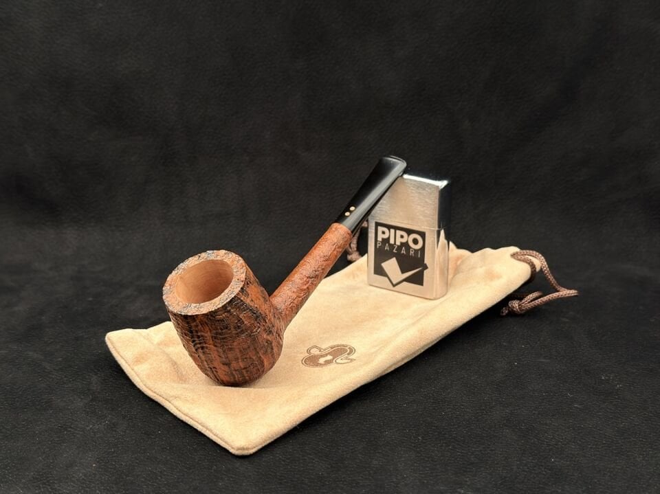 Radice Silk Cut Billiard Kumlama Pipo | İtalyan Zarafetinin Kumlanmış Yorumu