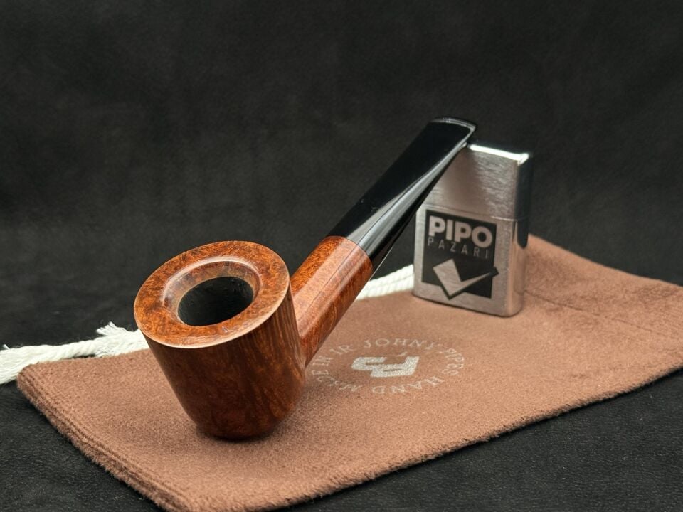 Johnypipes General 259 Billard Pürüzsüz Pipo | Uzun Hatlı Klasik Form