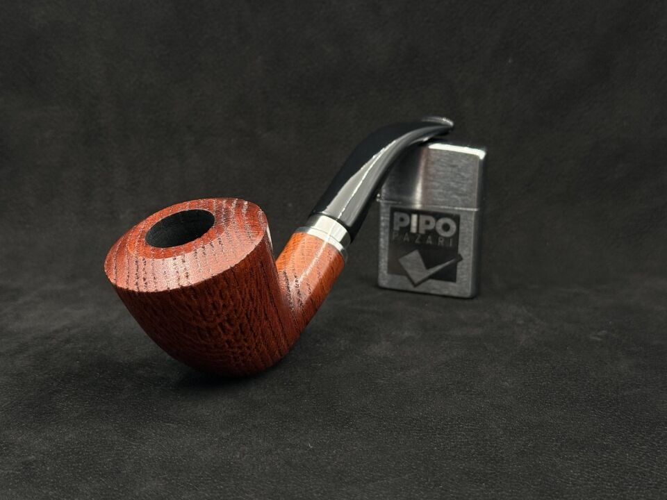 Golden Pipe 21 Half Bent Pipo | Kahverengi Smooth Ahlat Görünümlü