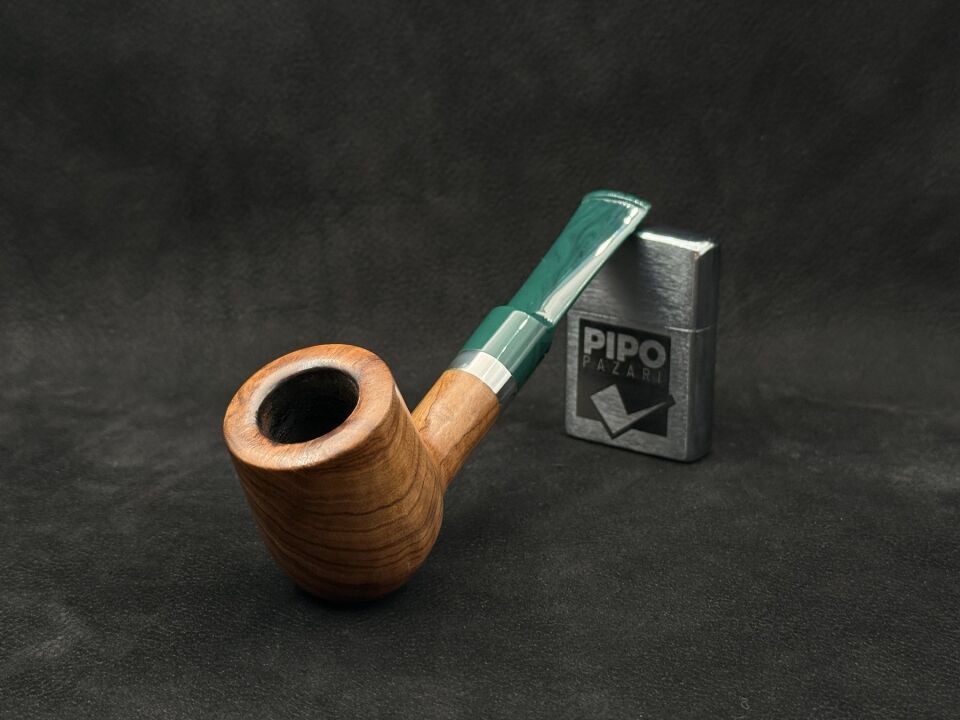 Hakan Çolakoğlu HHÇ Zeytin Billard Smooth Estate Pipo| El Yapımı Zeytin