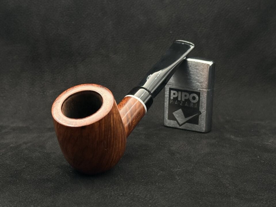 Savinelli Gaius 141 KS Billiard Smooth | Akrilik Spigot Detay