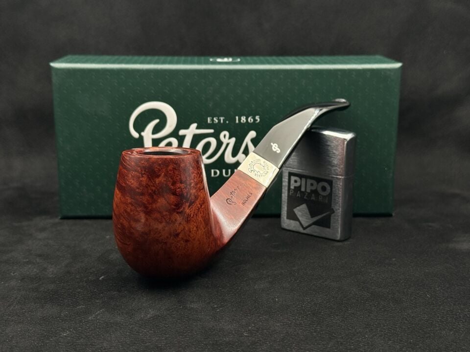 Peterson Sherlock Holmes Milverton | Gümüş Detaylı İrlanda Klasiği