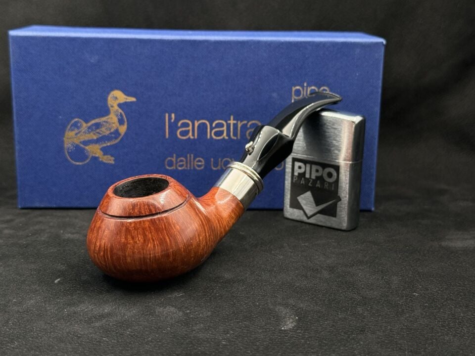 Lanatra 3 Yumurta Half Bent | Gümüş Detaylı İtalyan Zarafeti